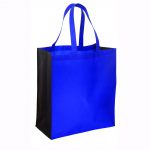 Bleu royal / Noir (côté) > sacs réutilisables fourre-tout