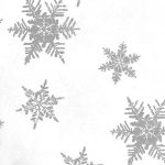 Pearl silver snowflakes - 200 feuilles