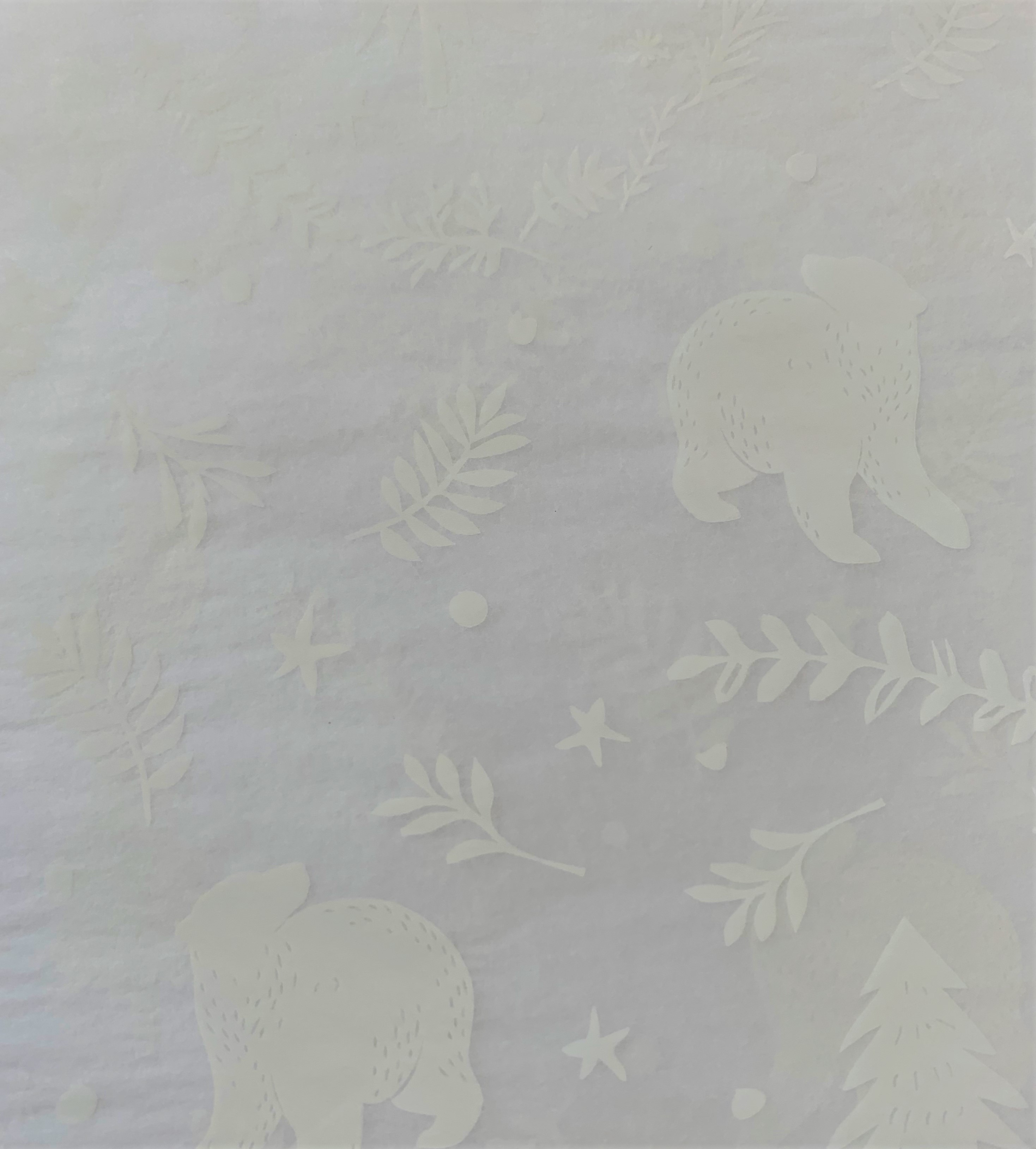 Papier de soie décoratif de noël 76x50cm, papier artisanal Floral pour  emballage de cadeau de noël