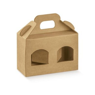 Boîte deux pots kraft Les Emballages 123