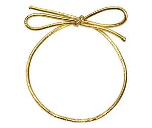 Élastiques avec boucle or