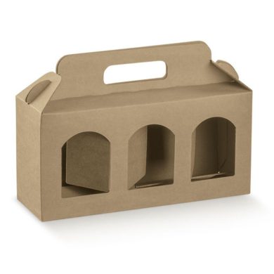 Boîte trois pots kraft Les Emballages 123