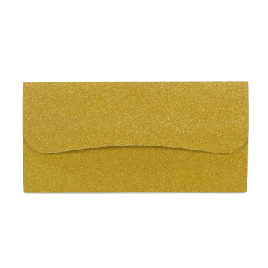 Enveloppes en carton pour certificat cadeau - Or brillant | Les Emballages1.2.3