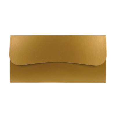 Enveloppes en carton pour certificat cadeau - Or uni | Les Emballages1.2.3